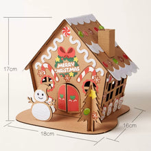 Load image into Gallery viewer, *New* DIY Christmas Cardboard House Kits