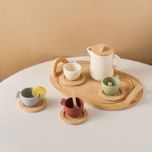 Load image into Gallery viewer, Tea set with silicon cups and tray