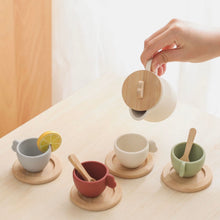 Load image into Gallery viewer, Tea set with silicon cups and tray