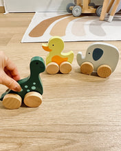 Load image into Gallery viewer, Animal Push Toys on Wheels (3 types)