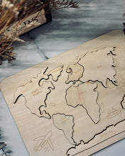 Load image into Gallery viewer, World Map Puzzle