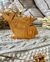 Load image into Gallery viewer, Parent-Child Wooden Figurine