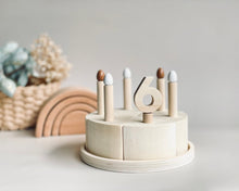 Load image into Gallery viewer, Wooden Cake - DIY Paint Set