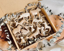 Load image into Gallery viewer, Wood carved Animals Set - Farm (with Book option)