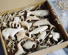Load image into Gallery viewer, Wood carved Animal Set - Ocean (with Book option)