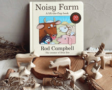 Load image into Gallery viewer, Wood carved Animals Set - Farm (with Book option)