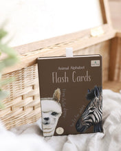 Load image into Gallery viewer, Modern Monty Animal Alphabet Flash Cards (2 Types)