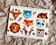 Load image into Gallery viewer, Knob Puzzle (Marine/ Fruit/ Veg/ Vehicles/ Shapes)