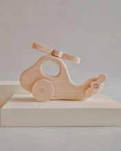 Load image into Gallery viewer, Wooden Natural Aircrafts ~ Plane & Helicopter