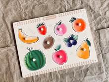 Load image into Gallery viewer, Knob Puzzle (Marine/ Fruit/ Veg/ Vehicles/ Shapes)