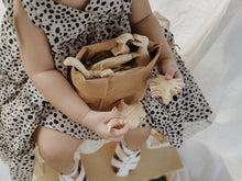 Load image into Gallery viewer, Wood carved Dinosaur Set (with book option)