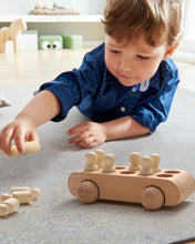 Load image into Gallery viewer, Wooden Bus with Peg Passengers