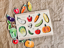 Load image into Gallery viewer, Knob Puzzle (Marine/ Fruit/ Veg/ Vehicles/ Shapes)