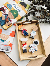 Load image into Gallery viewer, Wooden Occupation Figures (Astronaut / Chef / Doctor / Farmer )
