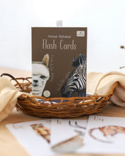 Load image into Gallery viewer, Modern Monty Animal Alphabet Flash Cards (2 Types)