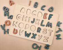 Load image into Gallery viewer, Pastel Alphabet Puzzle (Upper Case)