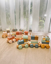 Load image into Gallery viewer, Baby Stacking Train ~ Pastel Pink