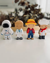 Load image into Gallery viewer, Wooden Occupation Figures (Astronaut / Chef / Doctor / Farmer )
