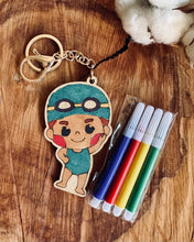 Load image into Gallery viewer, DIY Keychain - Colour your own keychain