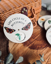 Load image into Gallery viewer, Wooden Lifecycle Discs (set of 4)
