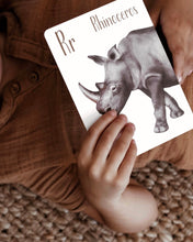 Load image into Gallery viewer, Modern Monty Animal Alphabet Flash Cards (2 Types)