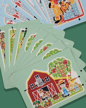 Load image into Gallery viewer, Threading Board Game - Farm/ Fire Fighter Rescue