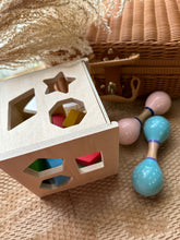 Load image into Gallery viewer, Shape Sorter with Colourful Shapes (Open Top)