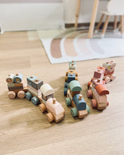 Load image into Gallery viewer, Baby Stacking Train ~ Pastel Pink