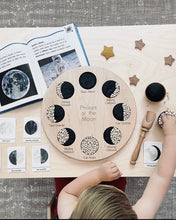 Load image into Gallery viewer, Montessori Moon Puzzle - Phases of the Moon