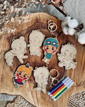 Load image into Gallery viewer, DIY Keychain - Colour your own keychain