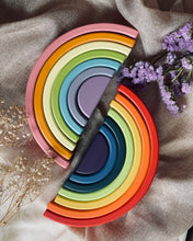 Load image into Gallery viewer, Small Rainbow Stacker - 3 Types (Rainbow/ Burgundy/ Pastel)