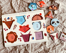 Load image into Gallery viewer, Knob Puzzle (Marine/ Fruit/ Veg/ Vehicles/ Shapes)