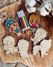 Load image into Gallery viewer, DIY Keychain - Colour your own keychain