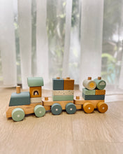 Load image into Gallery viewer, Baby Stacking Train ~ Pastel Pink