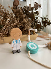 Load image into Gallery viewer, Wooden Occupation Figures (Astronaut / Chef / Doctor / Farmer )