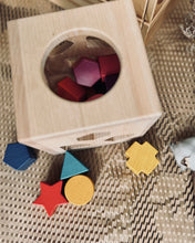 Load image into Gallery viewer, Classic Shape Sorter Cube (Color/Natural)