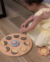 Load image into Gallery viewer, Montessori Moon Puzzle - Phases of the Moon