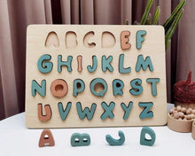 Load image into Gallery viewer, Pastel Alphabet Puzzle (Upper Case)