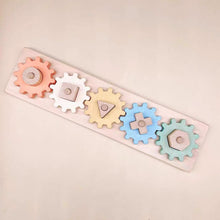 Load image into Gallery viewer, Rainbow Gear Shapes Puzzle