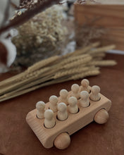 Load image into Gallery viewer, Wooden Bus with Peg Passengers