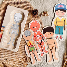 Load image into Gallery viewer, My Body Puzzle (Boy/Girl) with Book Option