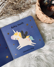 Load image into Gallery viewer, Baby Touch (small) - 6 Titles ~ Hello Daddy, Hello Mummy, Unicorns, Dinosaurs, Shapes, Colours