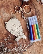 Load image into Gallery viewer, DIY Keychain - Colour your own keychain