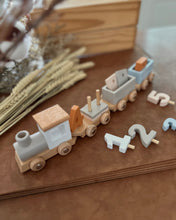 Load image into Gallery viewer, Wooden Birthday Train