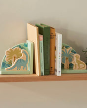 Load image into Gallery viewer, Dinosaur Wooden Bookends