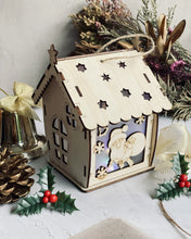 Load image into Gallery viewer, DIY Christmas Mini House Lanterns
