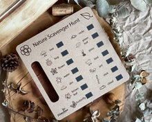 Load image into Gallery viewer, Timbertots Scavenger Hunt Boards (3 Designs - Beach / Nature / Indoor)