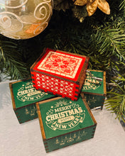 Load image into Gallery viewer, *NEW* Christmas Musical Box ~ Hand cranked