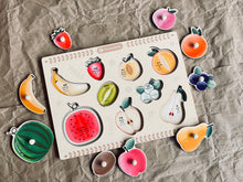 Load image into Gallery viewer, Knob Puzzle (Marine/ Fruit/ Veg/ Vehicles/ Shapes)