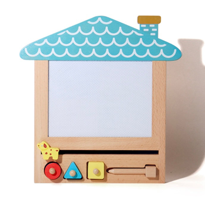 *New* Erasable House Drawing Board (Blue / Yellow)